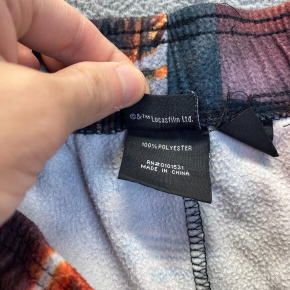 Star Wars Jedi Sleep Lounge Pants Mens Large Fleece Elastic Waist,Drawstring - Picture 9 of 11